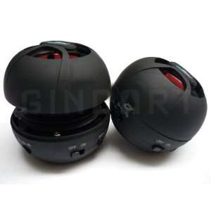 ECOMGEAR(TM) 3.5mm Plug Portable Hamburg Capsule Mini Speaker For SD 