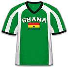 GHANA Soccer T shirt Flag Football Country Jersey Tee