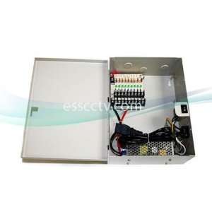  Power Supply Distribution Box 24V AC 9 channels 10 Amps 