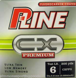 LINE CXFFG 300YD CX PREMIUM FISHING LINE 6LB HIVIS  