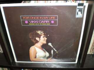 NM LP VIKKI CARR For Once In My Life SHRINK Jazz Vocal  