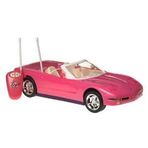    Barbie Radio Control Pink Convertible Corvette Toys & Games