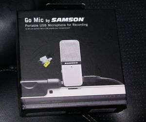 New Samson Go Mic Compact USB Microphone   Plug n Play 809164009566 