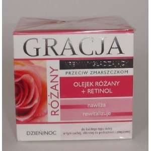   Gracja Rose Oil + Retinol Anti Wrinkle Day/Night Cream Beauty