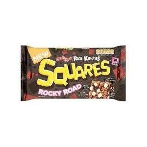 Kelloggs Rice Krispies Squares Rocky Road 4 Bars 34g   Pack of 6