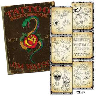 Jim Watson Tattoo Flash Book Sketches Superior Supplies  