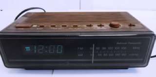 NATIONAL PANASONIC MODEL RC 65B ALARM CLOCK RADIO MATSUSHITA DIGITAL 