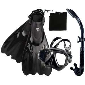  Scuba Max Snorkeling Dive Mask Fin Snorkel Set, Gear 