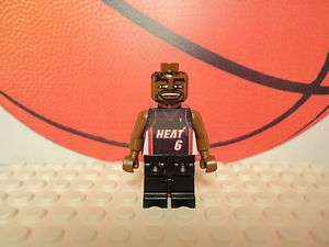   LEBRON KING JAMES Custom Minifig Miami Heat NBA Basketball Player 6