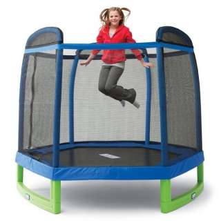 88 Round Kid Trampoline Combo Ages 3 10 MSC 3440 R W/ Safety 