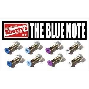  Shortys Blue Note Skateboard Hardware Set   1 Sports 