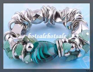 description type bracelet material coloured glaze gemstone ccb 