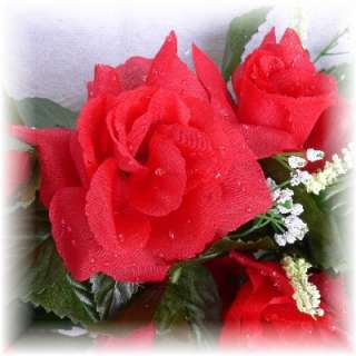 ROSE SWAG RED Wedding Table Centerpiece Silk Flowers Arch Gazebo Decor 