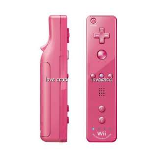  in Motion Plus Inside Remote + Nunchuck Controller For Wii Pink  