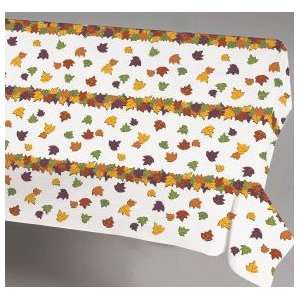   Falling Leaves Better than Linen Banquet Table Cover