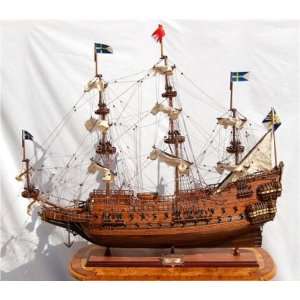  Wasa Model Tall Ship Boat Model Wooden Varnished 