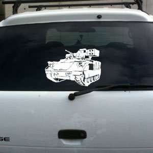   : Bradley Fighting Vehicle APC tank vinyl decal big: Everything Else