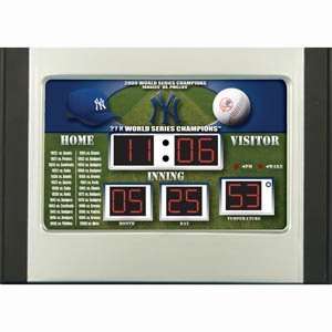  New York Yankees Scoreboard Desk & Alarm Clock