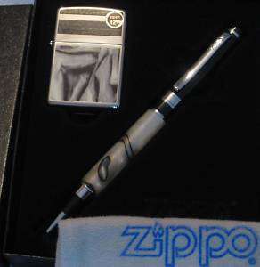 ZIPPO MARBLE Lighter INK PEN Set Mint in Gift Box  