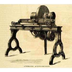  1874 Print Automatic Knife Grinder Machine American Twist 