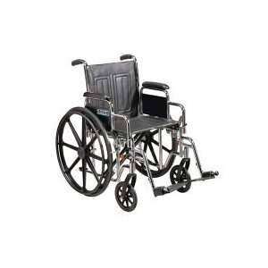   Medical Sentra EC Heavy Duty Wheelchair 24 Wide, Detachable Desk Arms